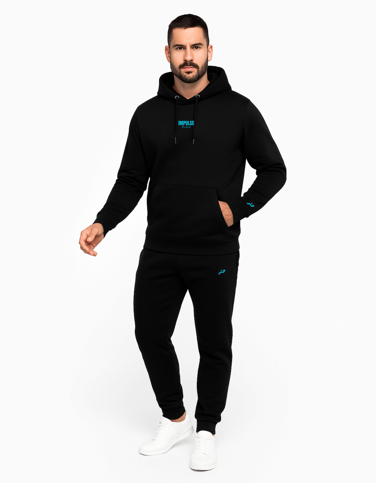Hoodie SUNSET Impulse noir avec jogging assorti