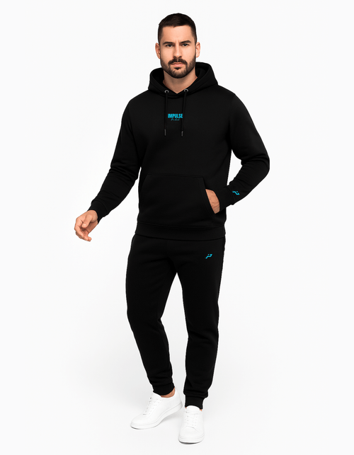 Hoodie SUNSET Impulse noir avec jogging assorti