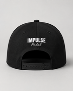 Casquette Technique Airflow noire Impulse Padel vue arrière avec fermeture réglable
