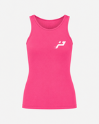 Débardeur technique padel femme rose fluo Impulse Padel