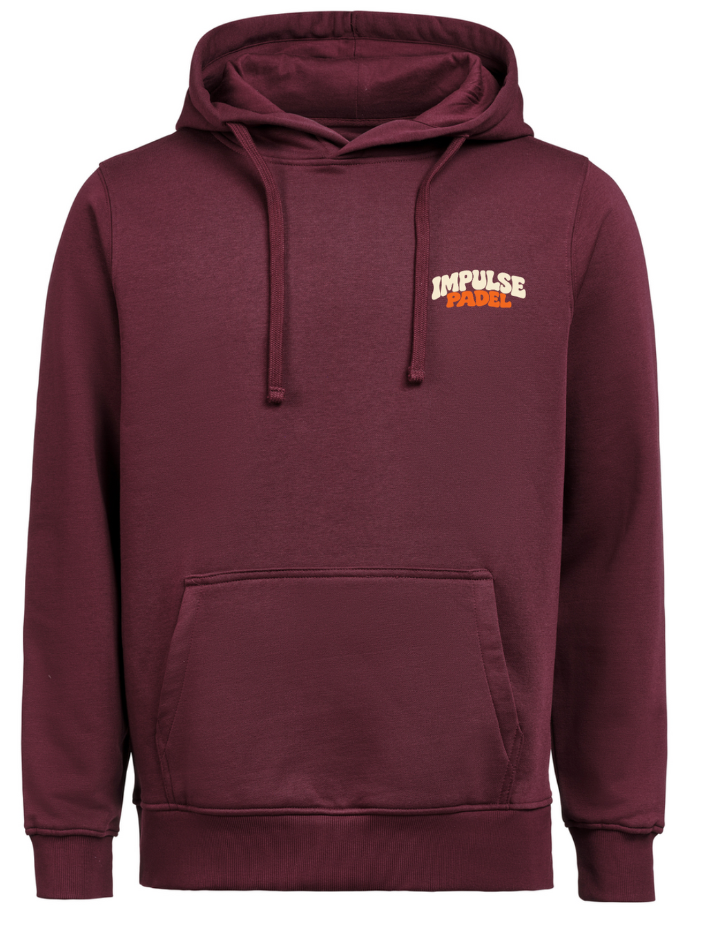 Hoodie Match & Soda prune Impulse Padel vue de face