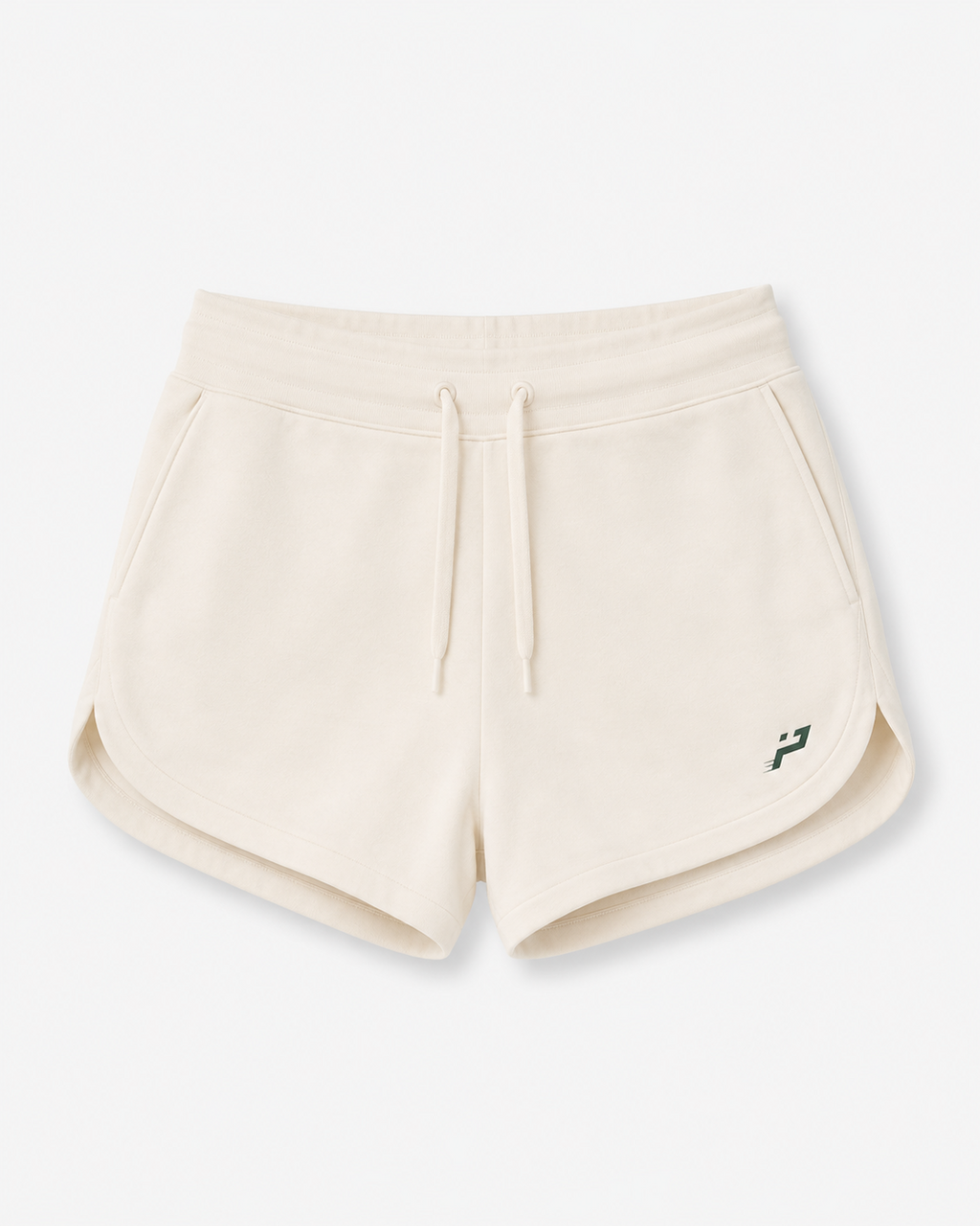 Short Ivory Club Impulse Padel ivoire vue de face