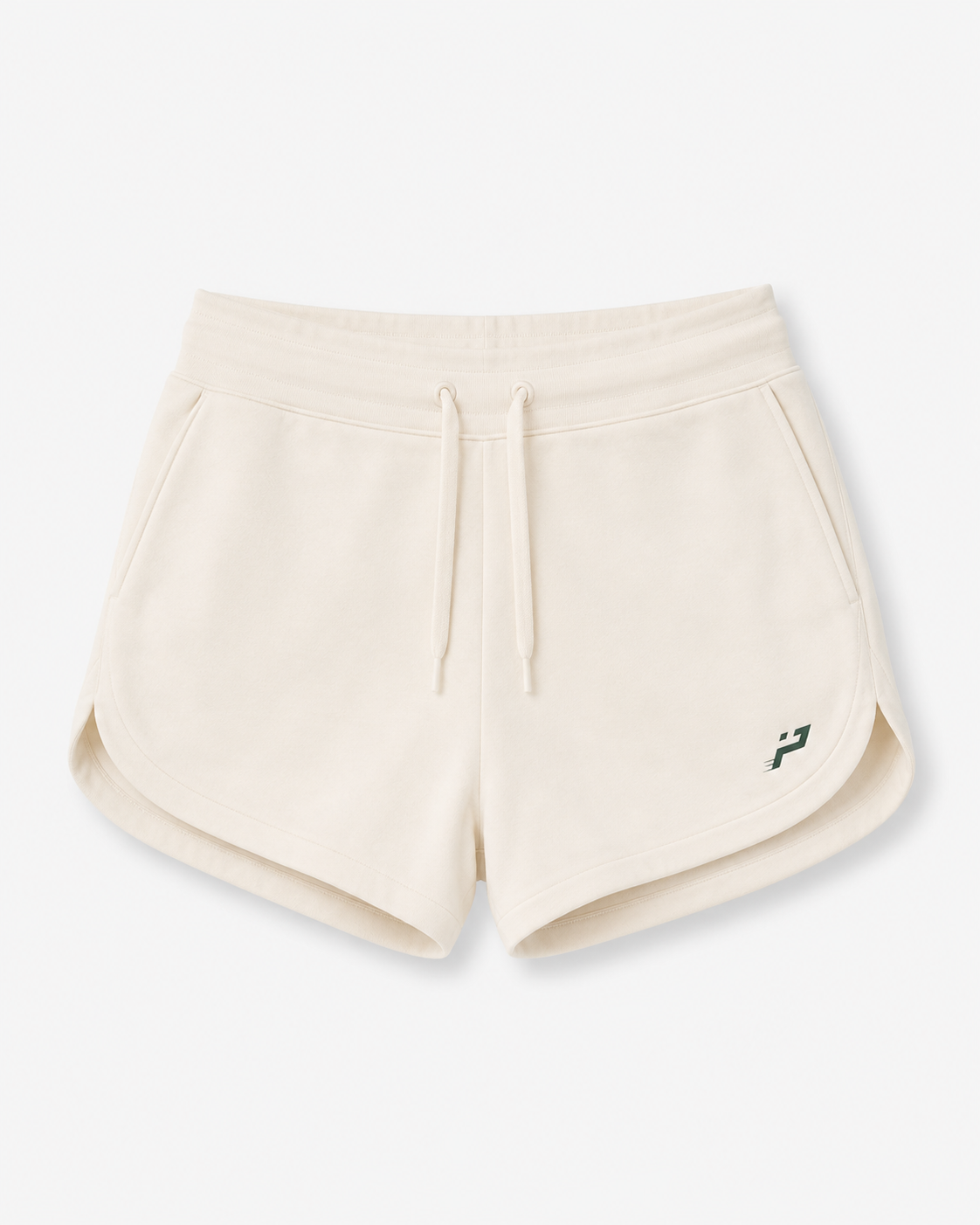 Short Ivory Club Impulse Padel ivoire vue de face
