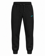 Jogging SUNSET homme noir avec monogramme turquoise