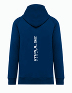 Sweat à capuche bleu Impulse Padel vue de dos