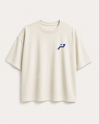 T-shirt Own The Chaos ivoire Impulse Padel vue de face