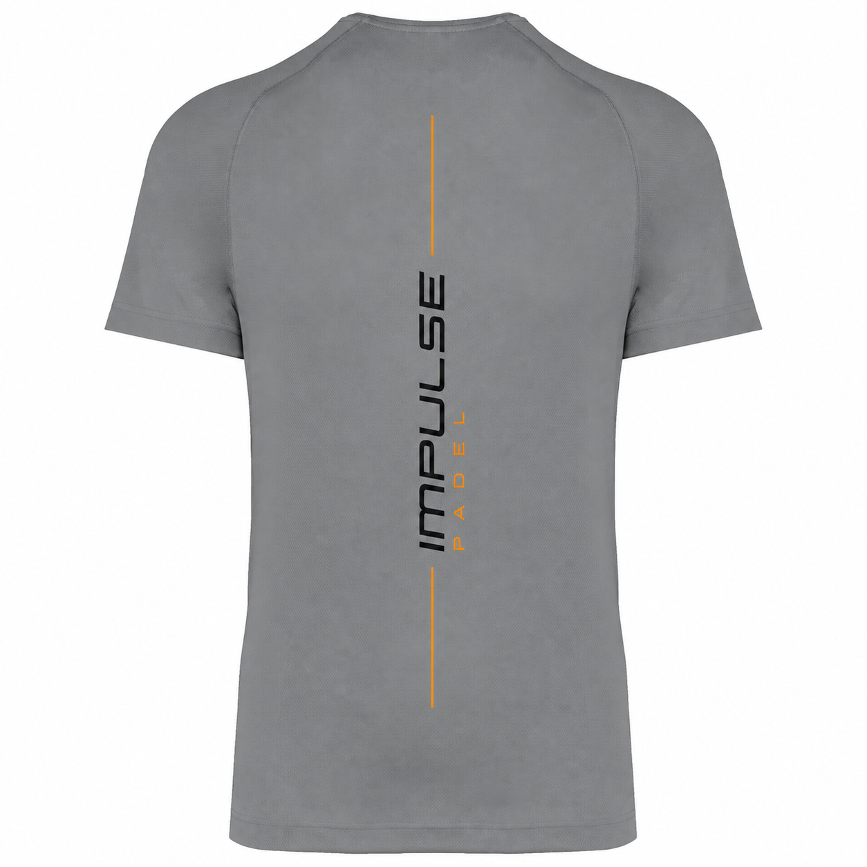 T-shirt de padel homme Essentiel gris vue de dos