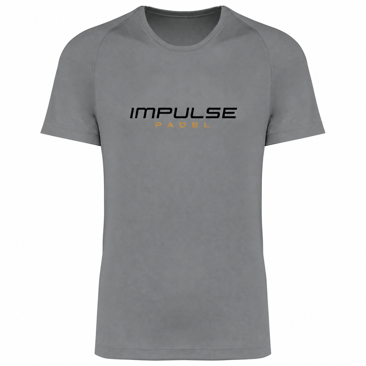 T-shirt de padel homme Essentiel gris vue de face