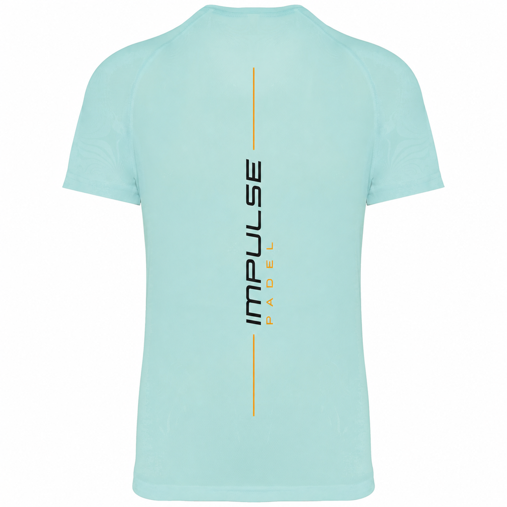 T-shirt de padel homme Essentiel Ice Mint vue de dos
