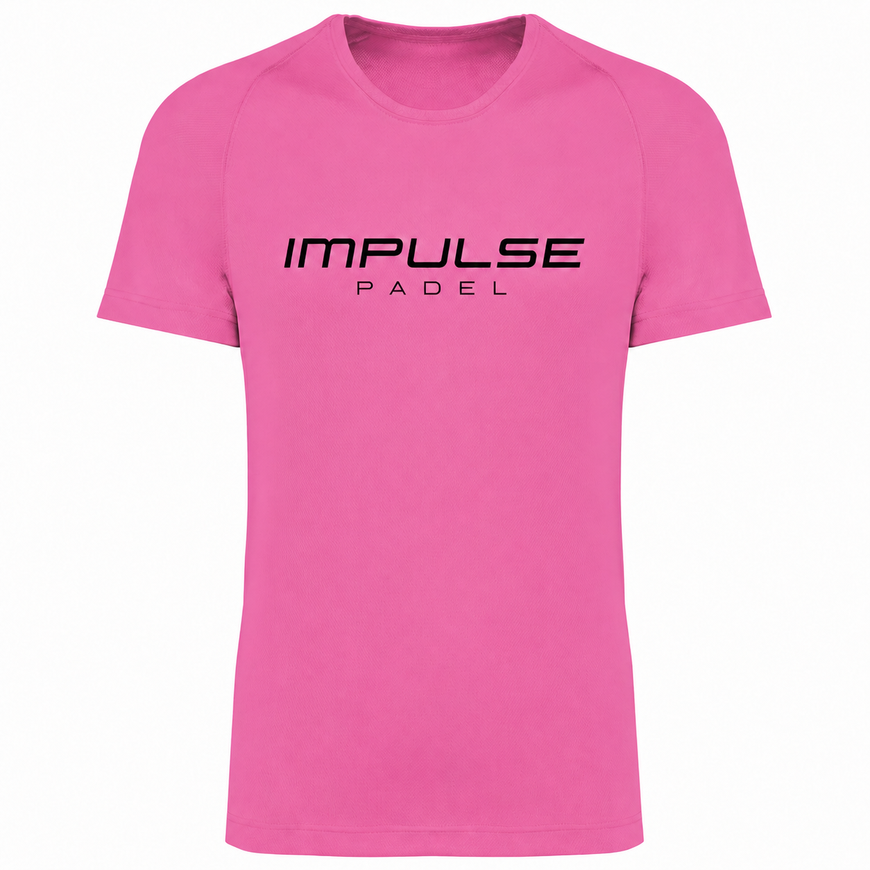 T-shirt de padel homme Essentiel rose vue de face