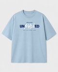 T-shirt Unmatched bleu Impulse Padel vue de face