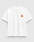 T-shirt Vibora and Sunshine femme blanc vue de face