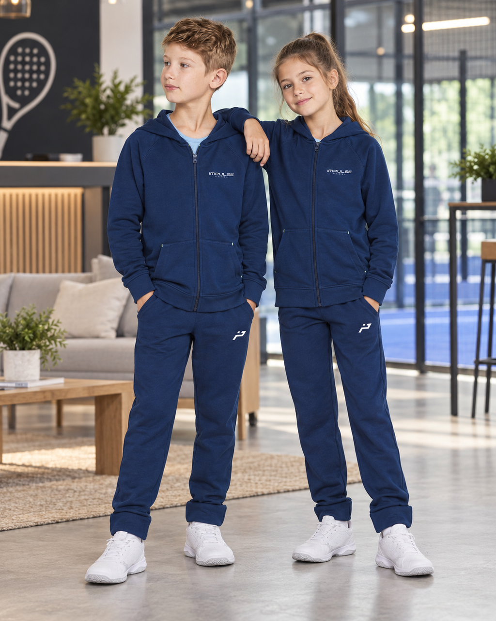Ensemble jogging technique Training Motion Bleu – Enfant