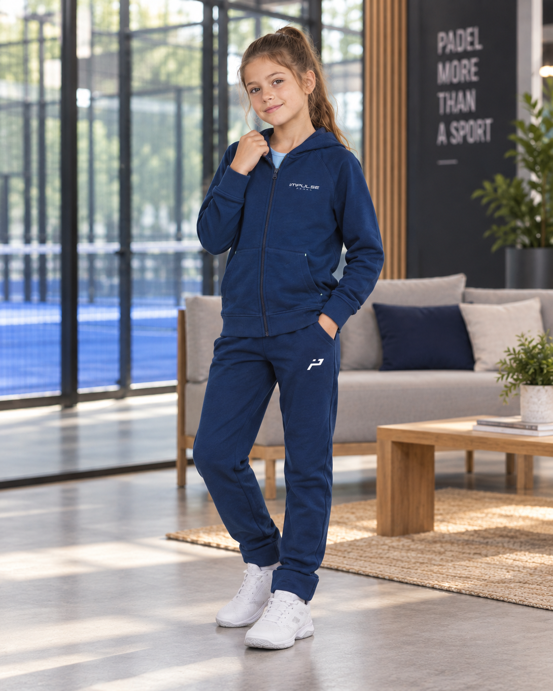 Ensemble jogging technique Training Motion Bleu – Enfant